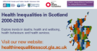 picture of the map of Scotland with areas of Health Inequalities